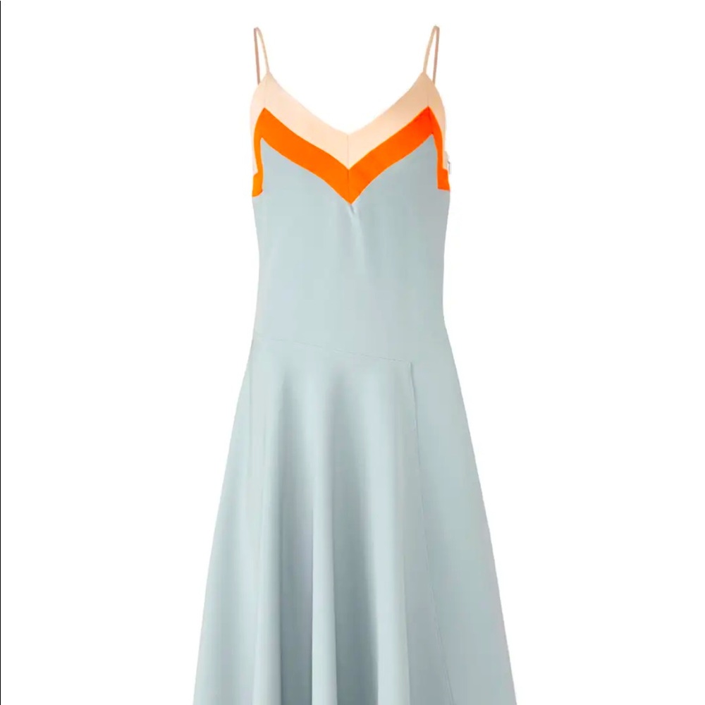 Milly Cloud Colorblock midi dress